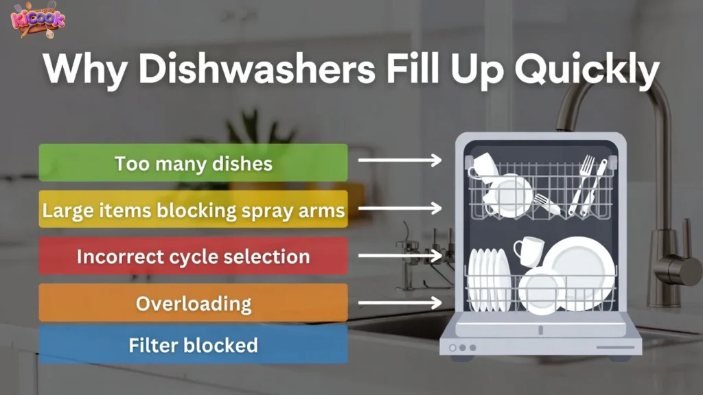 Why Dishwashers Fill Up Quickly