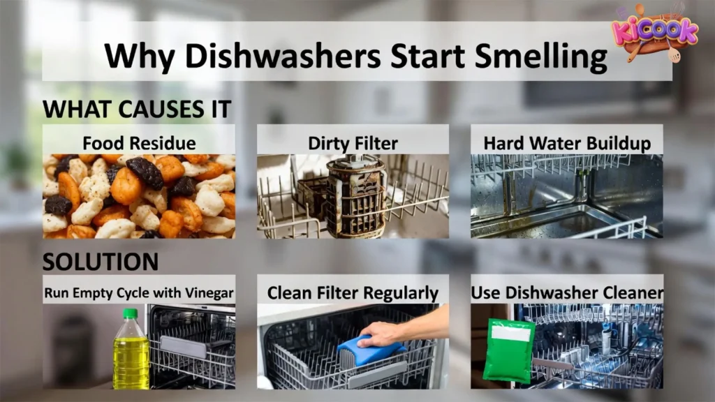 Why Dishwashers Start Smelling