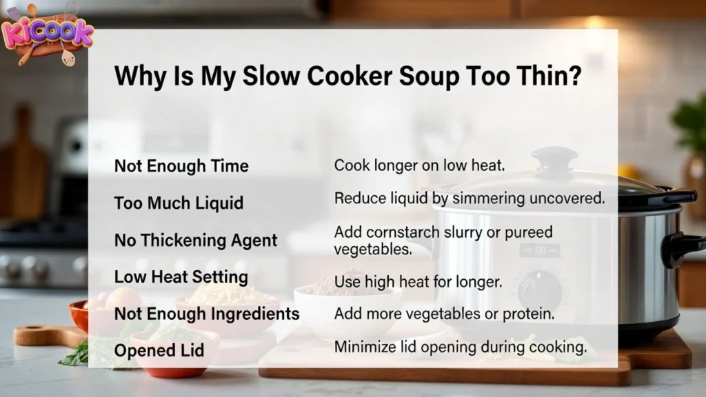 Why Is My Slow Cooker Soup Too Thin