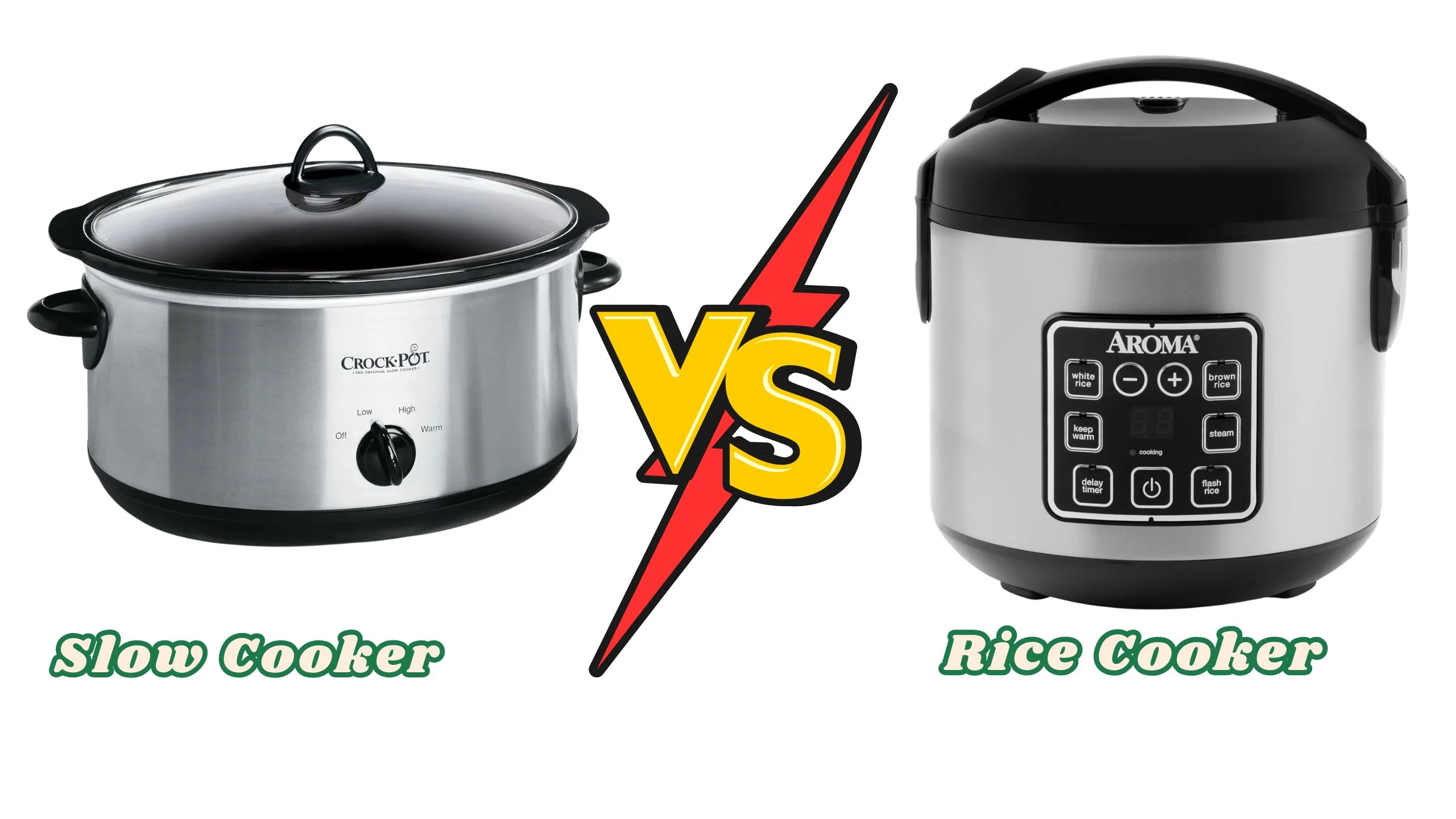 slow cooker vs rice cooker