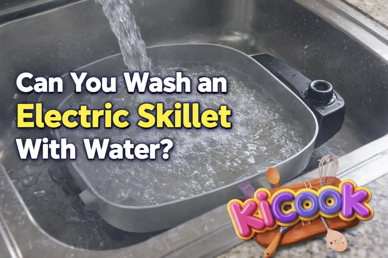 Can You Wash an Electric Skillet With Water