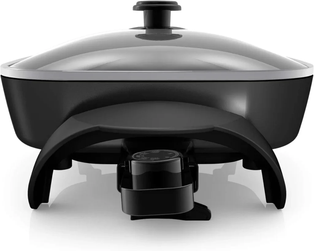 
BLACK+DECKER Electric Skillet, Variable Temperature Control, Nonstick Cooking Surface, Dishwasher Safe, Tempered Glass Lid, 12"x15"