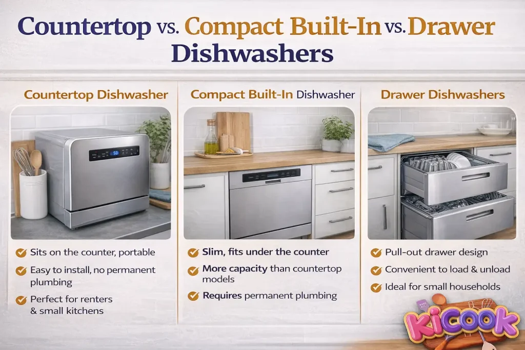 Dishwasher comparison for small kitchens