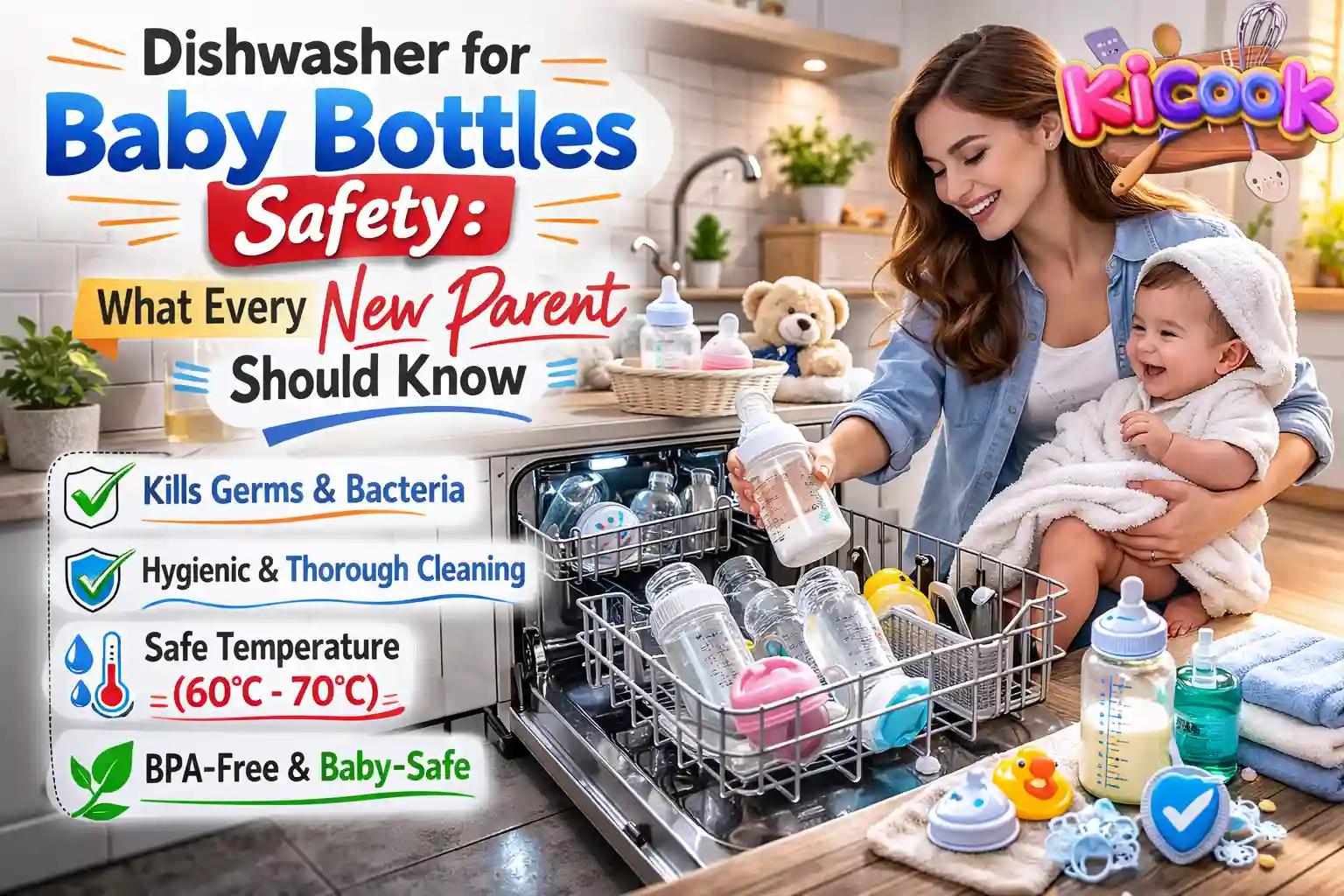 Dishwasher for Baby Bottles Safety