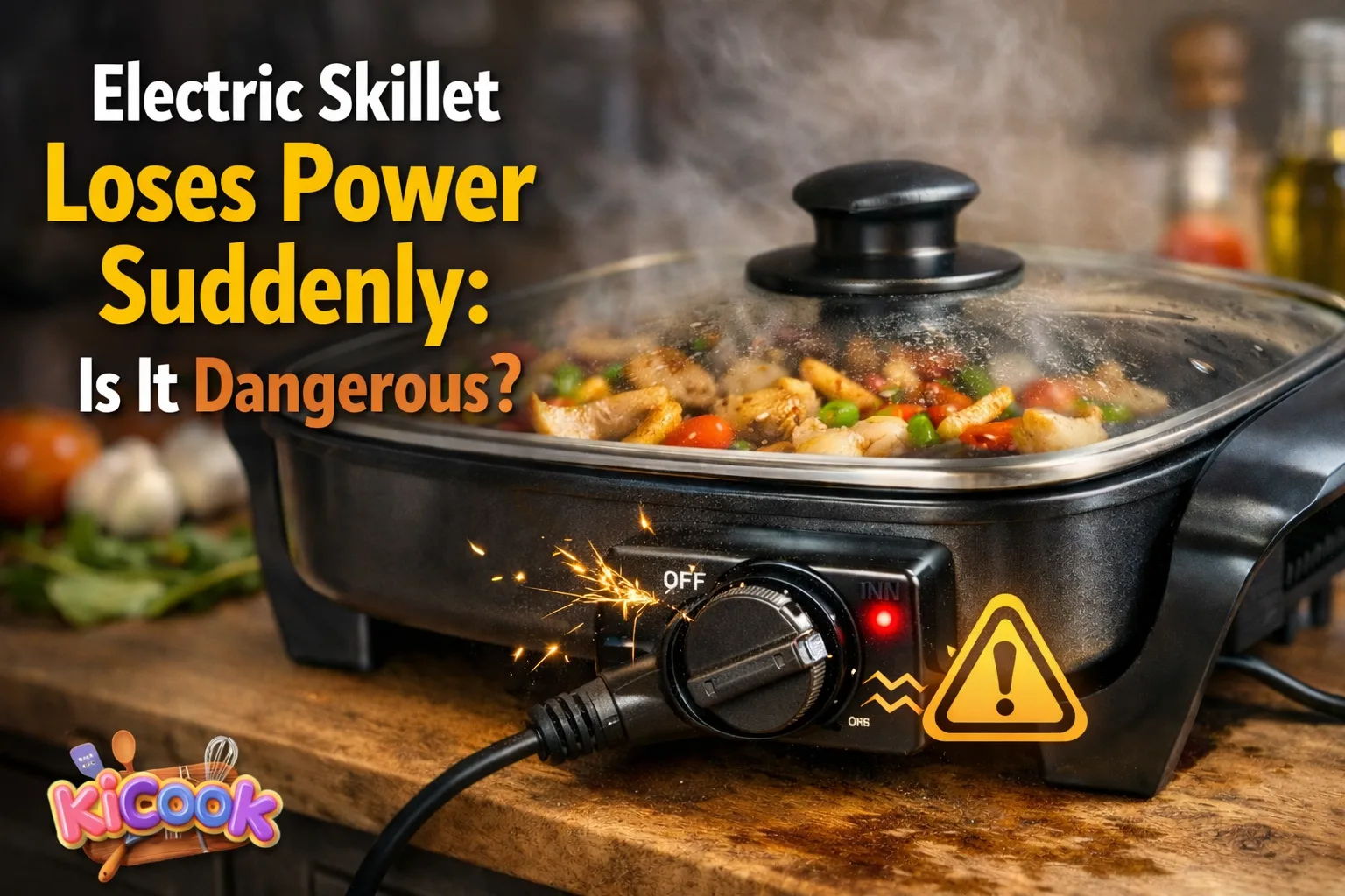 Electric Skillet Cord Gets Hot or Sparks – Should You Stop Using It