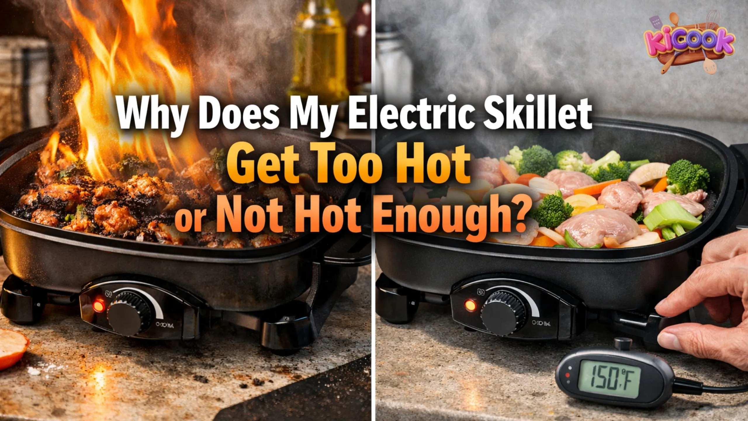 Electric skillet temperature extremes explained