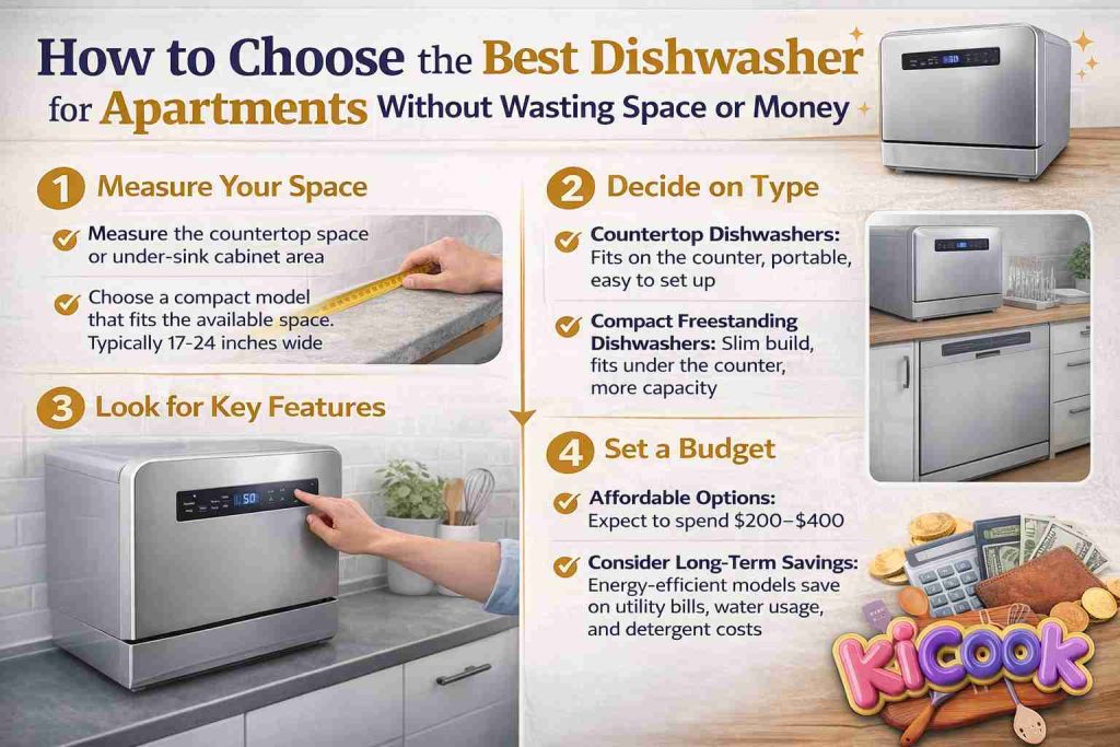 How to Choose the Best Dishwasher for Apartments Without Wasting Space or Money