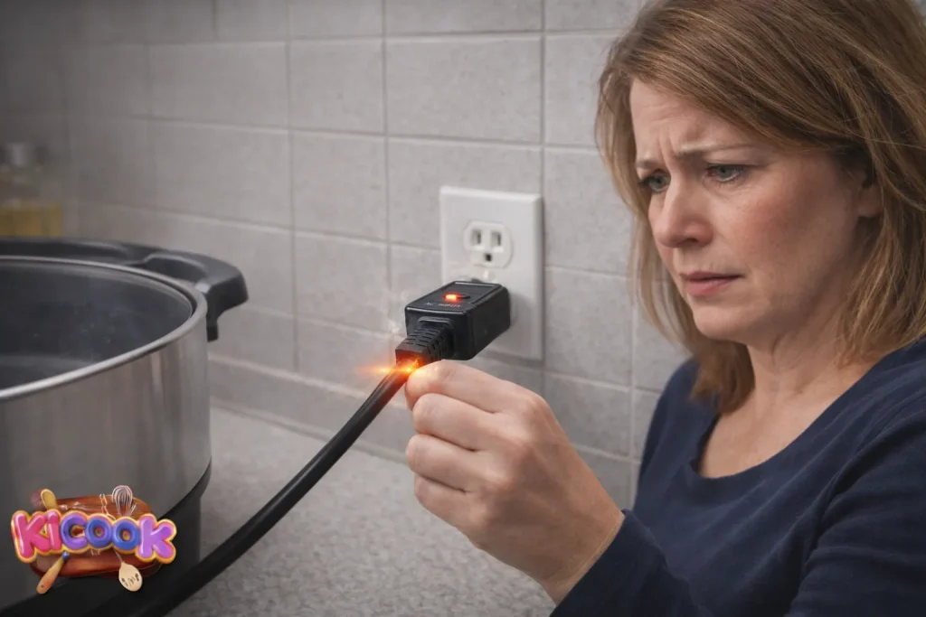 Overheating skillet concern in kitchen