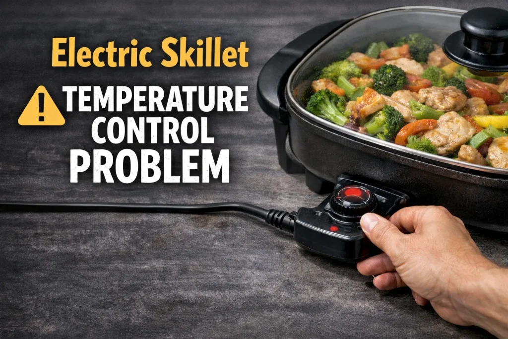 Temperature control issue on skillet