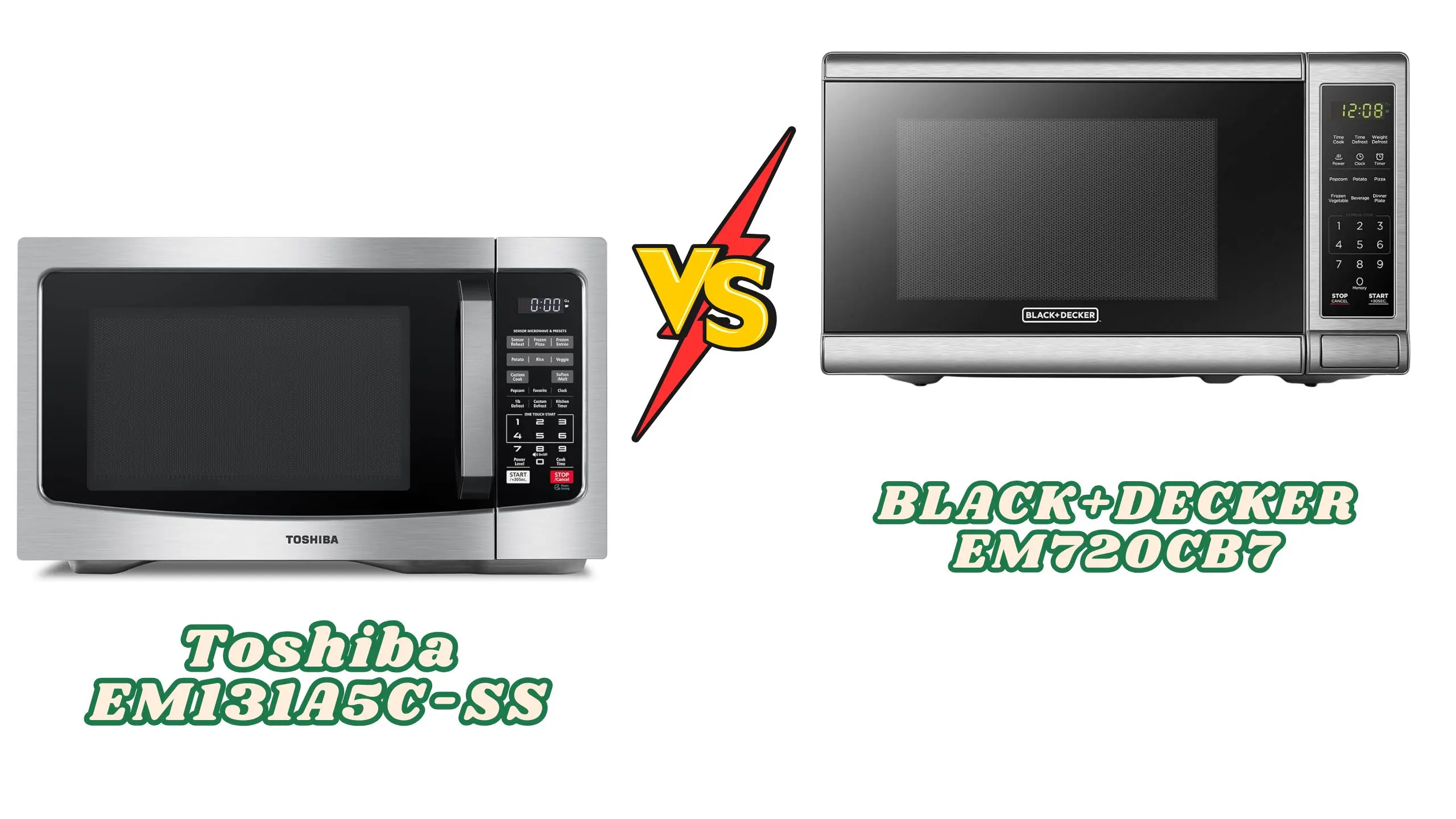 Toshiba EM131A5C-SS vs. BLACK+DECKER EM720CB7