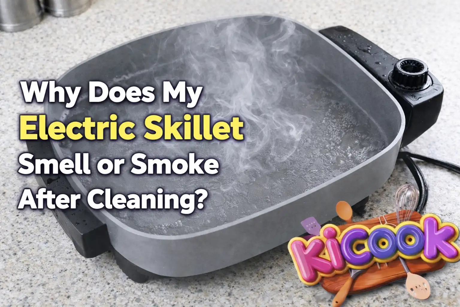 Why Does My Electric Skillet Smell or Smoke After Cleaning