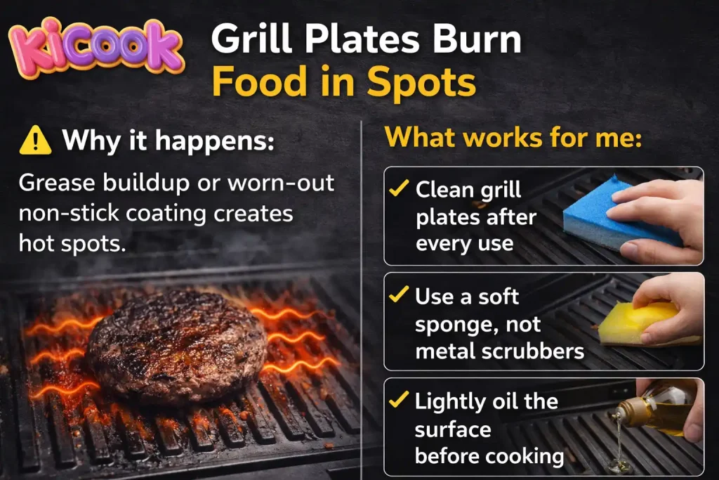 Grill tips to prevent hot spots