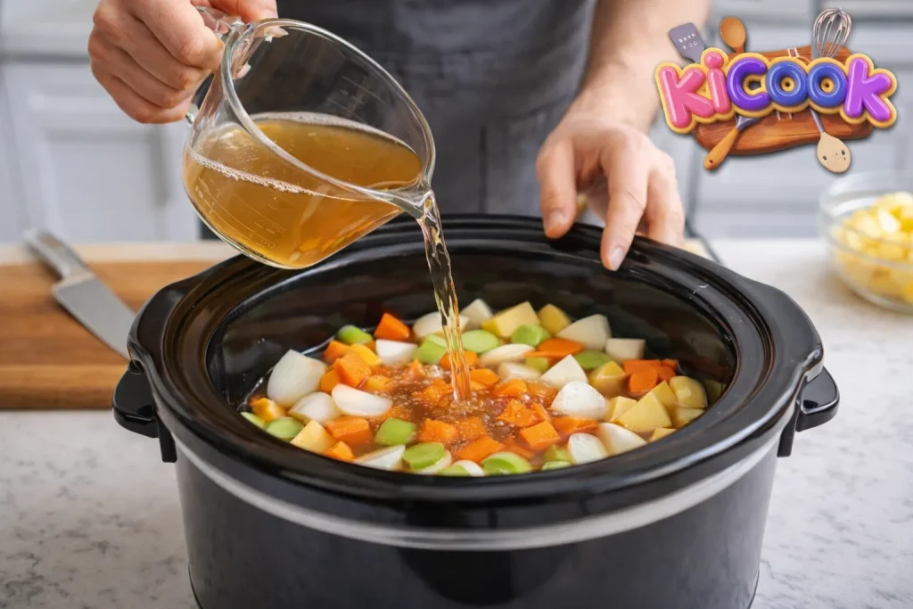 Preparing a comforting vegetable stew