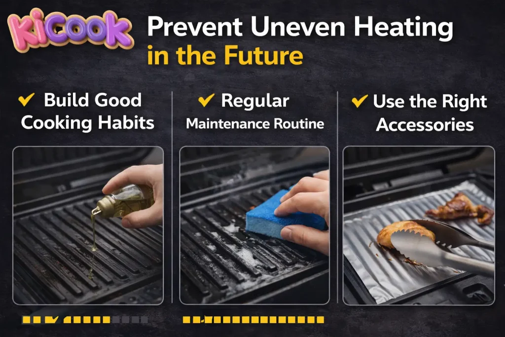 Prevent uneven heating with KiCook tips