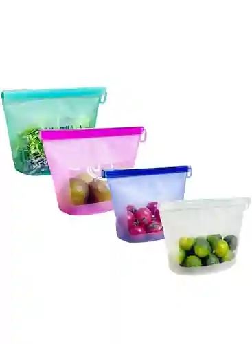 Best Reusable Silicone Food Bags Set