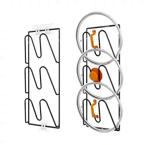 Best Pot Lid Organizer for Cabinet Door