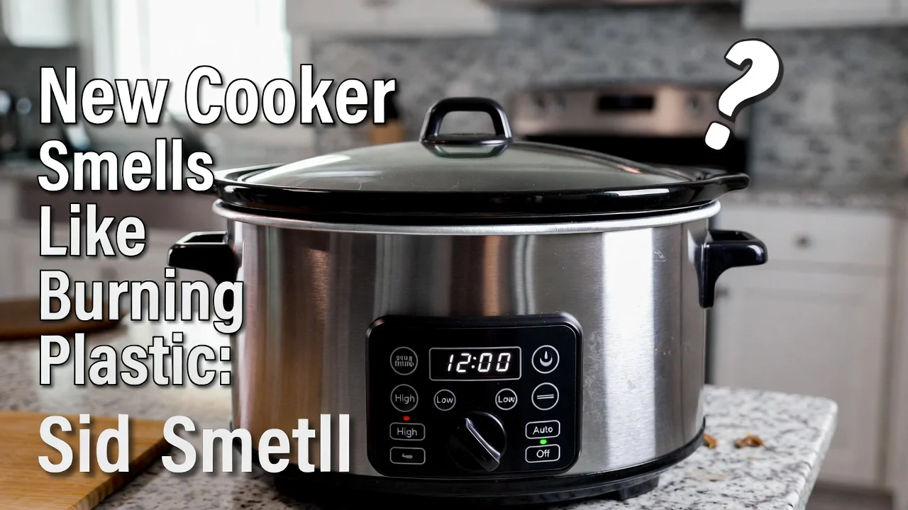 New Slow Cooker Smells Like Burning Plastic: Causes, Fixes, and Safety Tipsadd my logo on the image at any corner perfectly