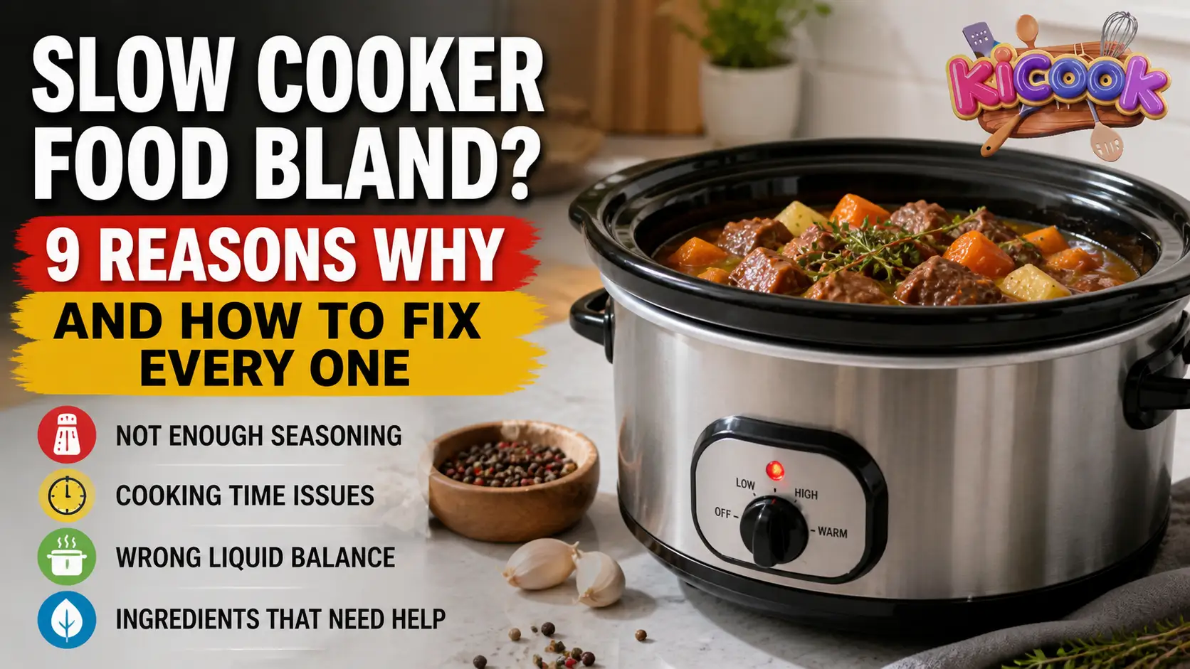 Slow Cooker Food Bland