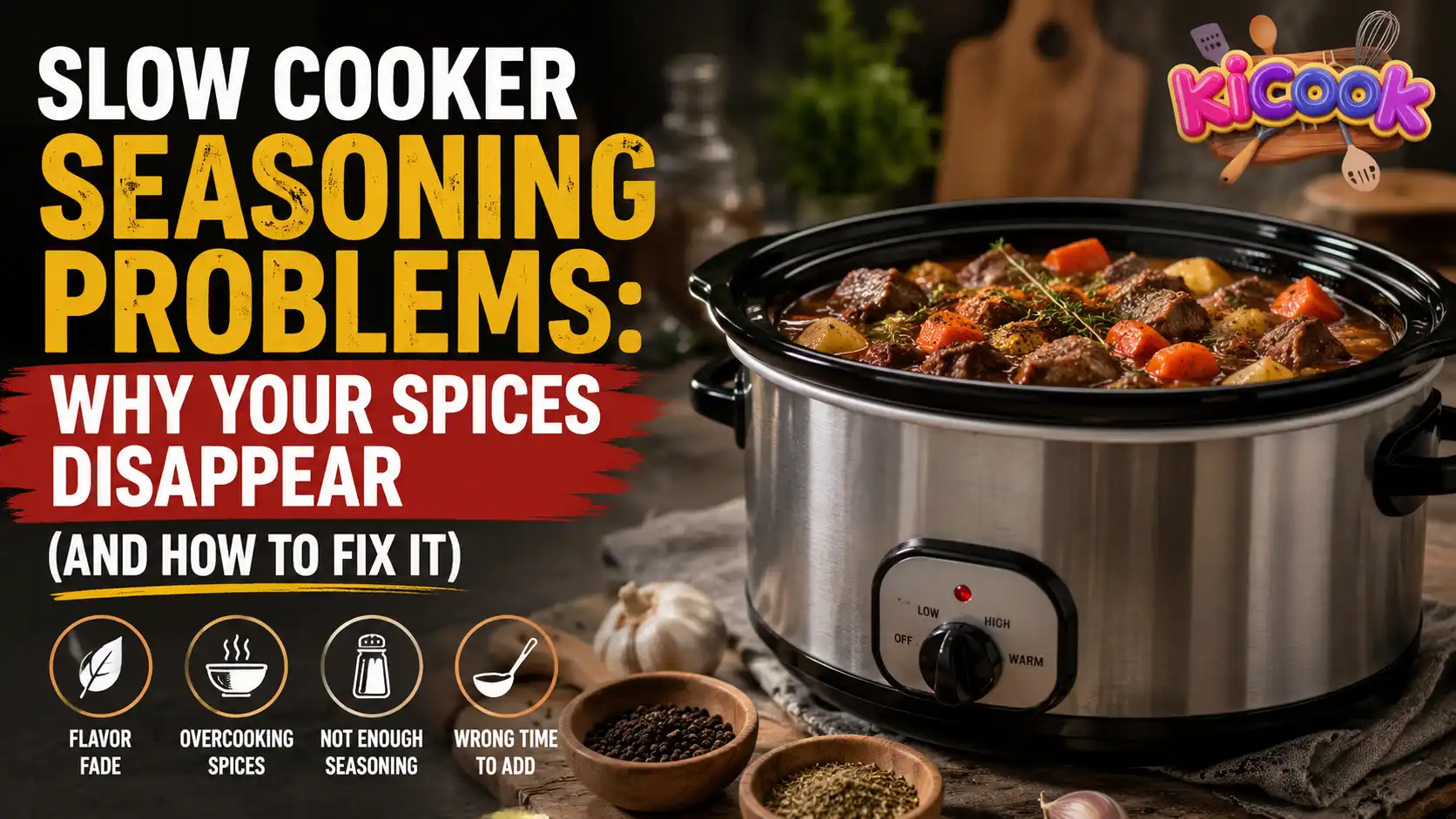 Slow Cooker Seasoning Problems