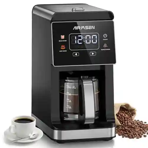 5 best coffee maker with bean grinder