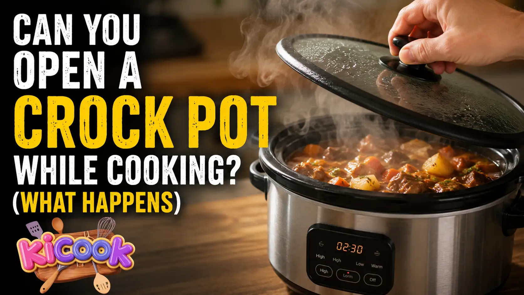 Can You Open a Crock Pot While Cooking