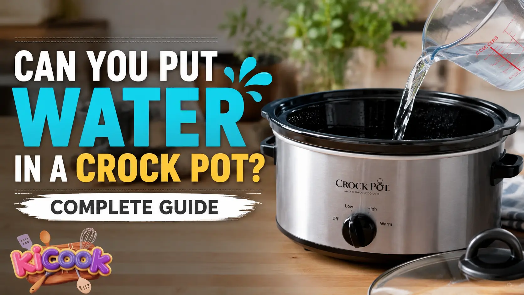 Can You Put Water in a Crock Pot