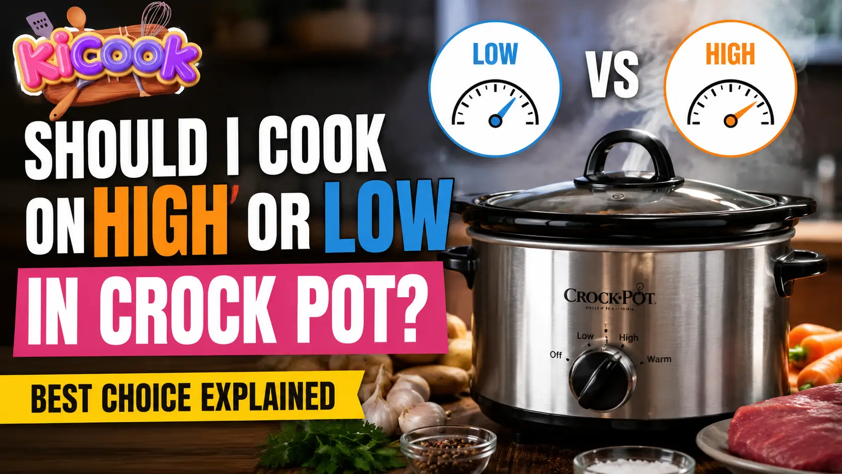 Should I Cook on High or Low in Crock Pot