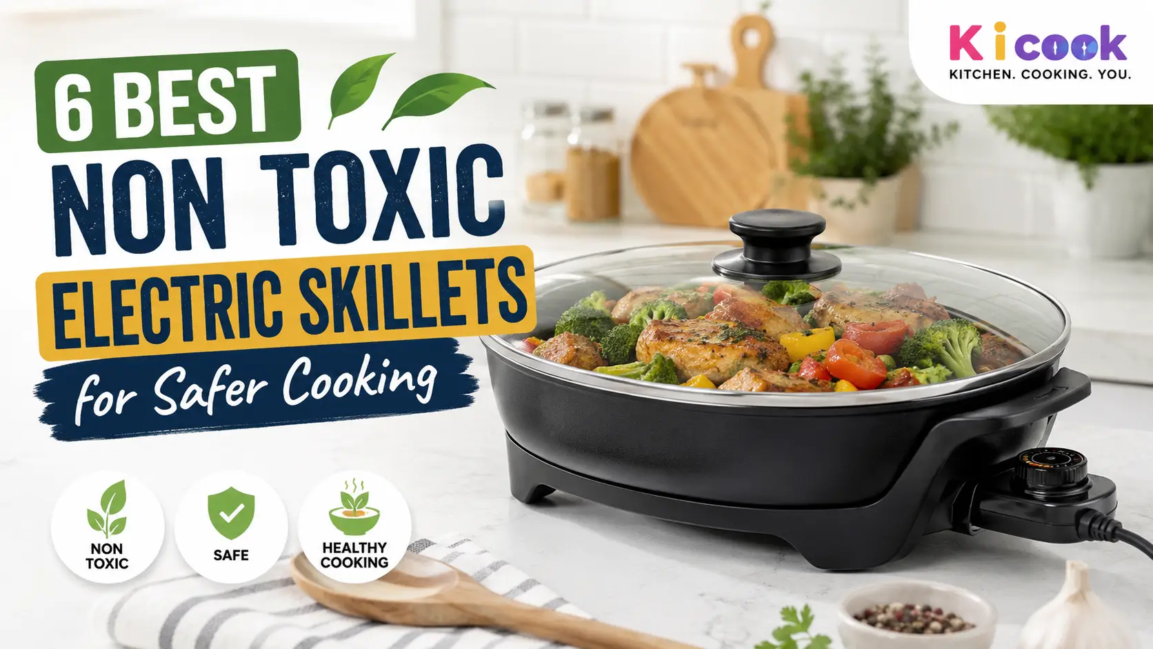 6 Best Non Toxic Electric Skillets for Safer Cooking
