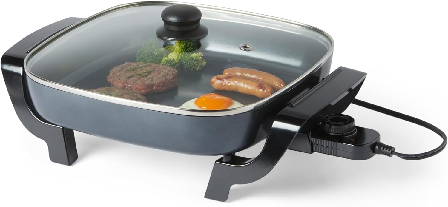 Amazon Basics Ceramic Electric Skillet