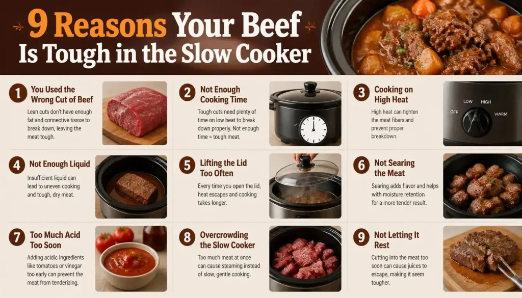9 Reasons Your Beef Is Tough in the Slow Cooker
