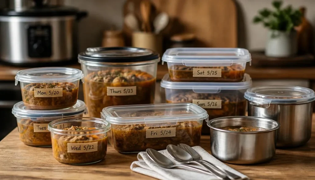 Best Containers for Crock Pot Leftovers