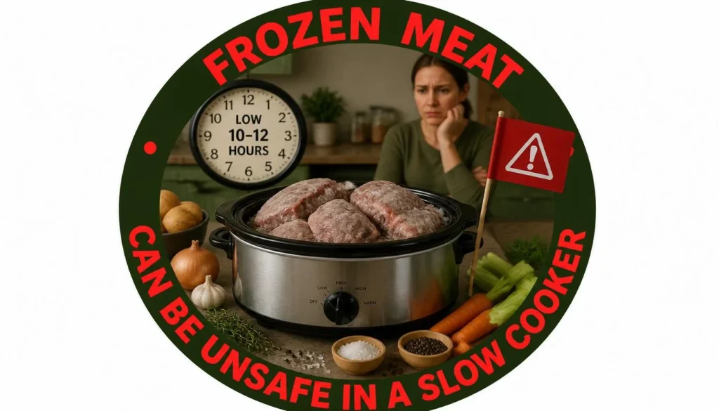 Frozen Meat Can Be Unsafe in a Slow Cooker