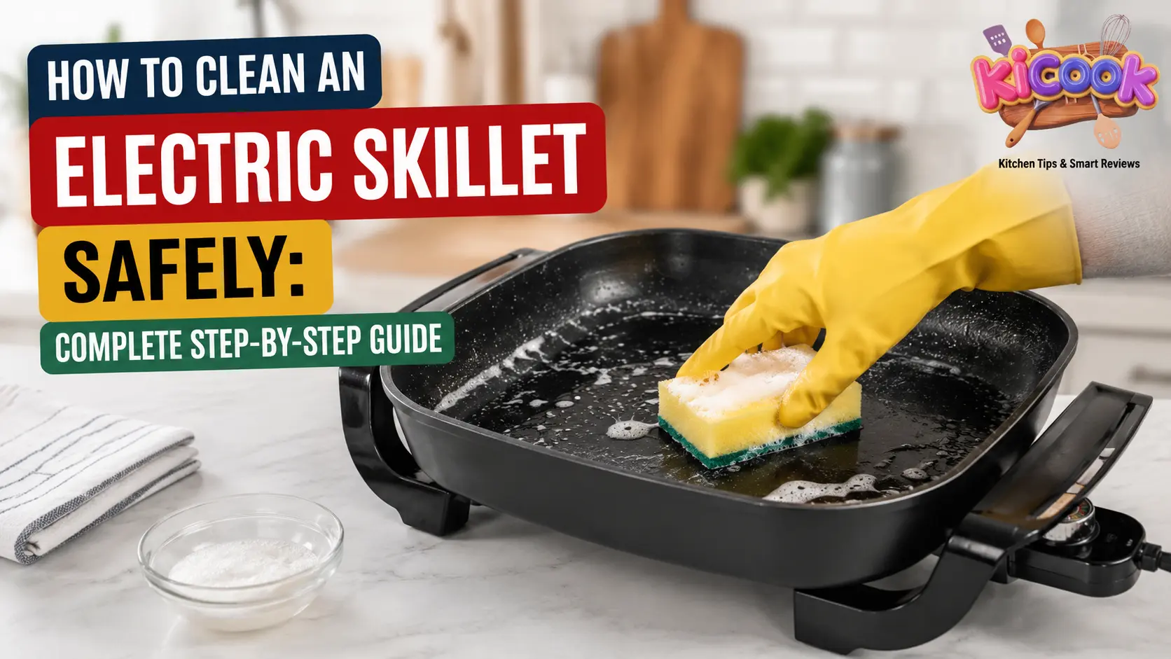 How to Clean an Electric Skillet Safely Complete Step-by-Step Guide