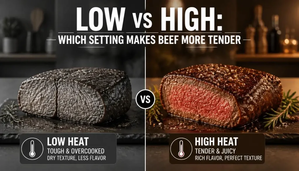 Low vs High Which Setting Makes Beef More Tender