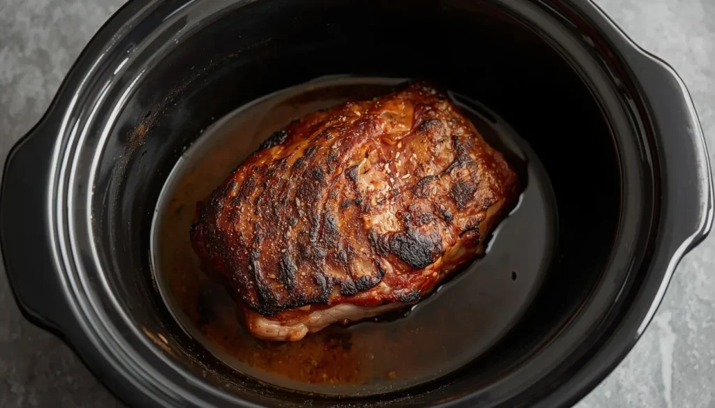 Skipped Browning the Meat