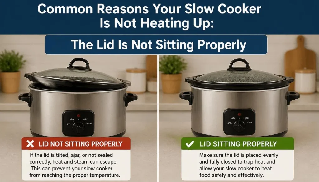 The Lid Is Not Sitting Properly