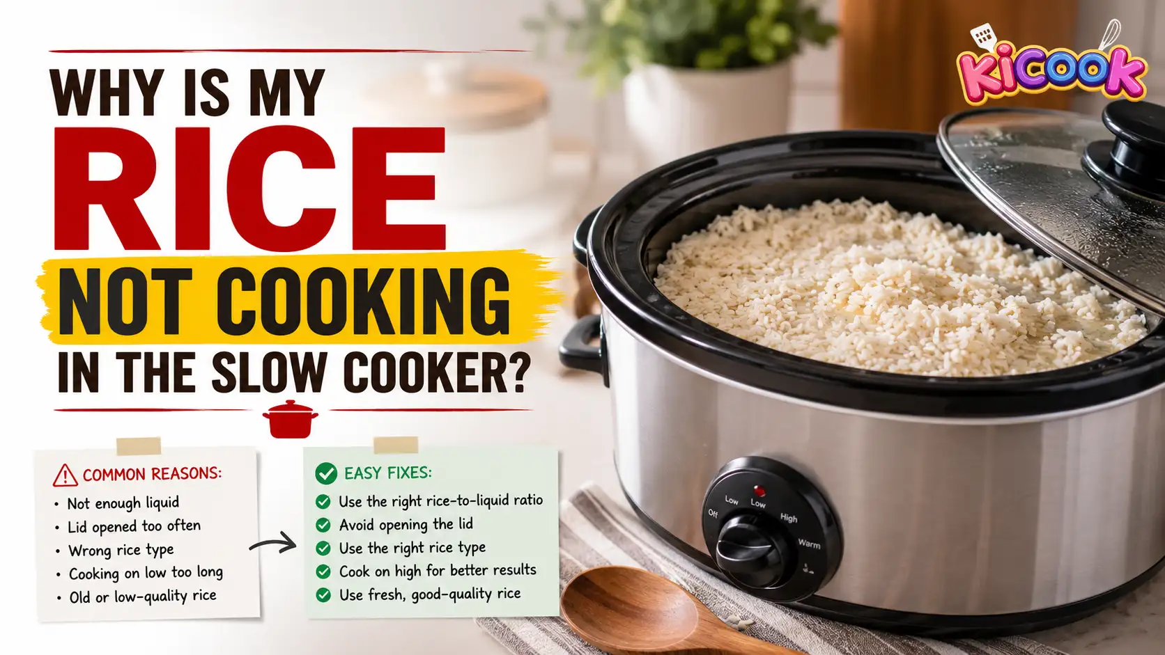 Why Is My Rice Not Cooking in the Slow Cooker