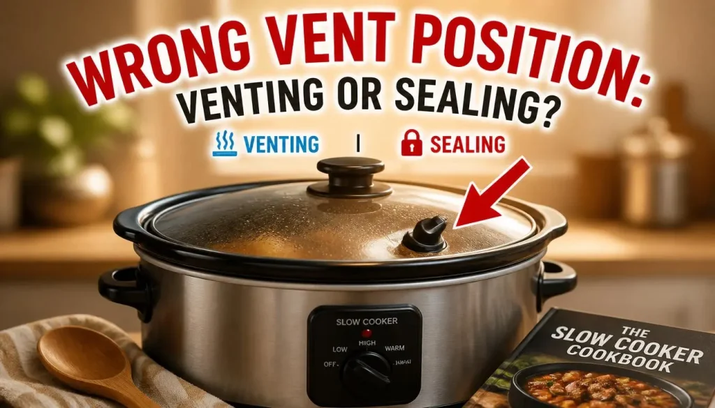 Wrong Vent Position Venting or Sealing