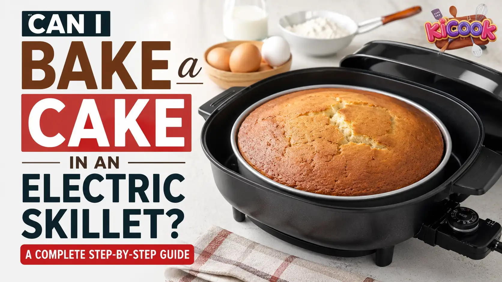 Bake a Cake in an Electric Skillet