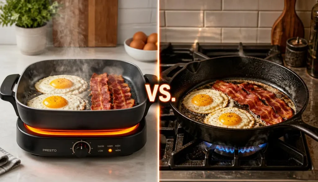 Electric Skillet vs. Regular Skillet