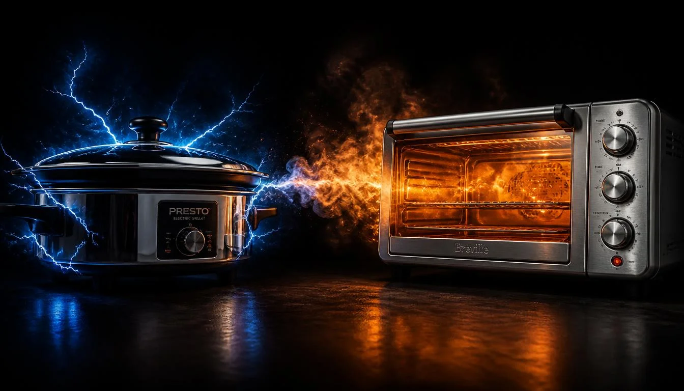 Electric Skillet vs. Toaster Oven
