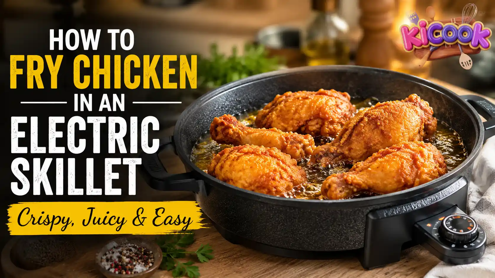 How to Fry Chicken in an Electric Skillet