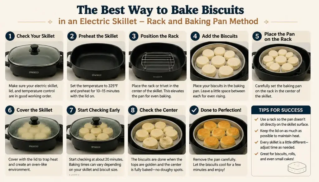 The Best Way to Bake Biscuits in an Electric Skillet