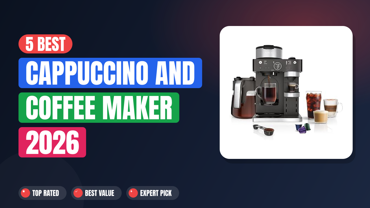 5 Best Cappuccino and Coffee Maker 2026