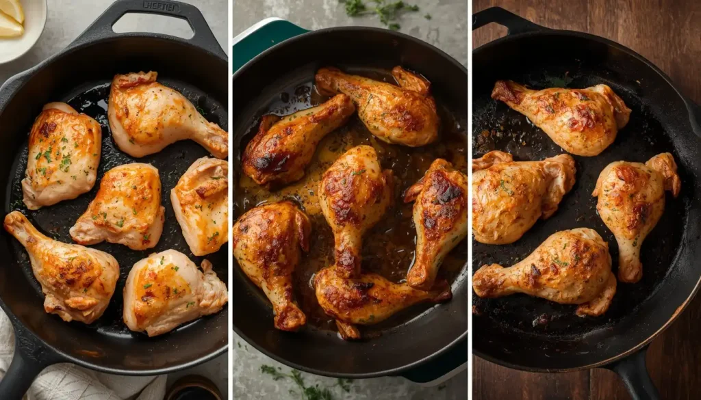 Baking vs Roasting vs Frying Chicken in an Electric Skillet