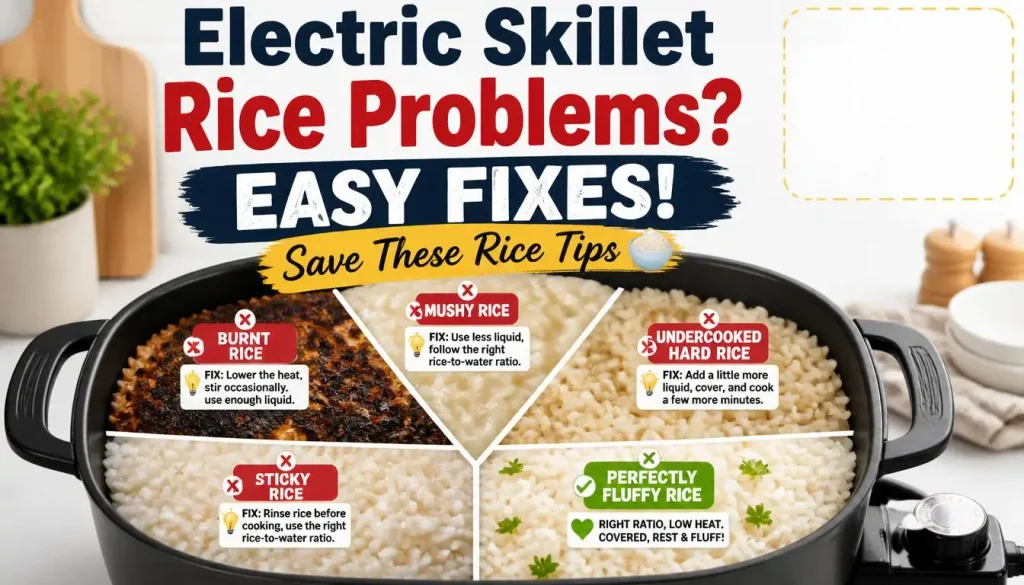 Common Electric Skillet Rice Problems and Fixes