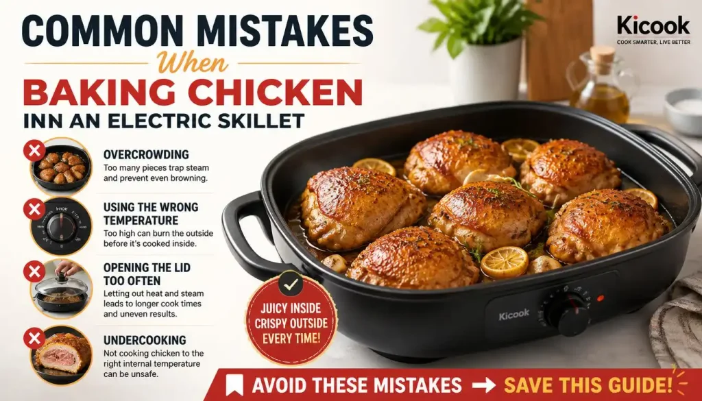 Common Mistakes When Baking Chicken in an Electric Skillet