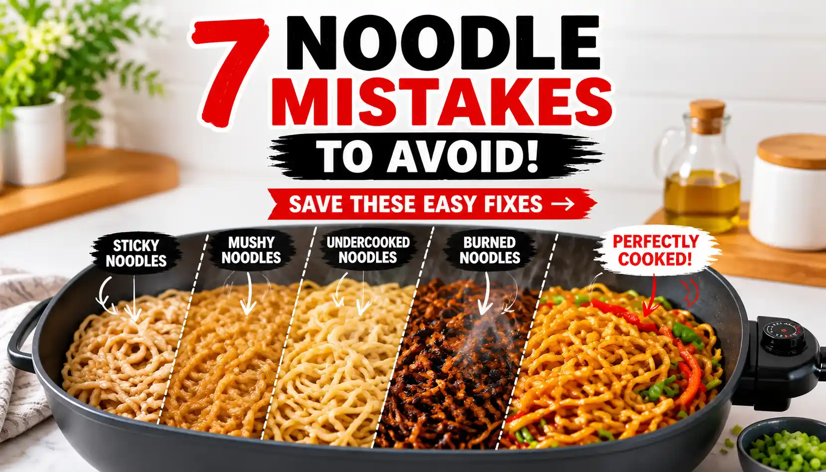 Common Mistakes When Cooking Noodles in an Electric Skillet