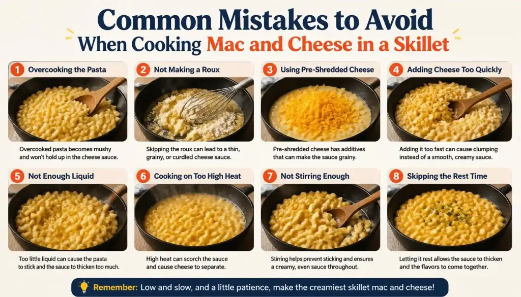 Common Mistakes to Avoid When Cooking Mac and Cheese in a Skillet