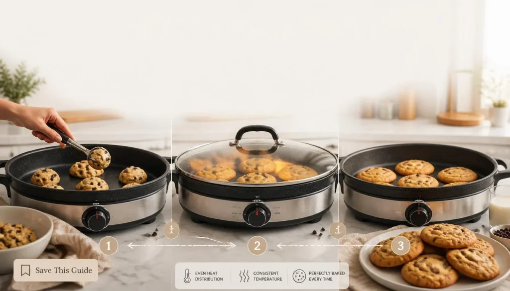How to Bake Cookies in an Electric Skillet Step by Step